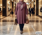 مانتو ابروبادی خنک مخصوص تابستون از سایز ۴۶ تا ۵۲ موجوده