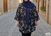 مانتو لنین طرحدار خنککک سایز بزرگ