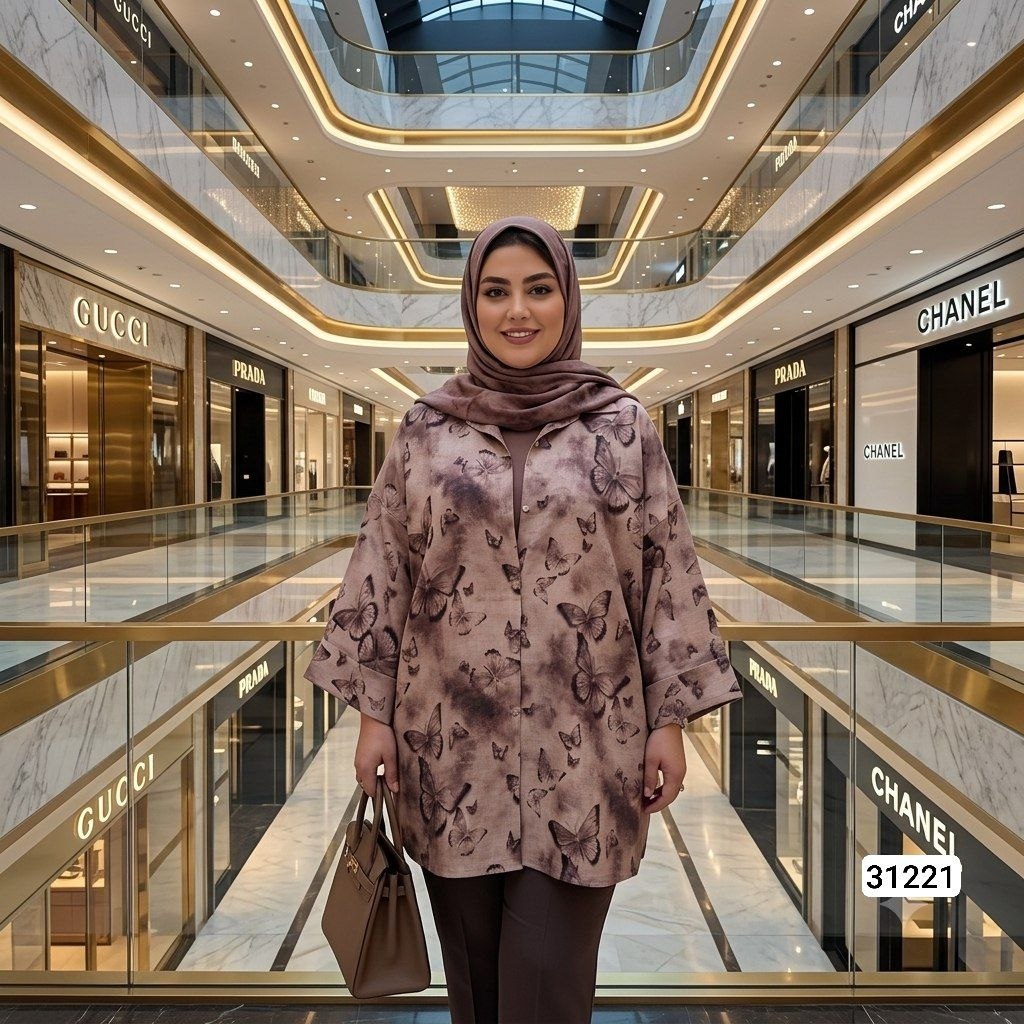 مانتو نخی طرح پروانه خنککککک سایز بزرگ از سایز ۵۴ تا ۶۲ موجوده