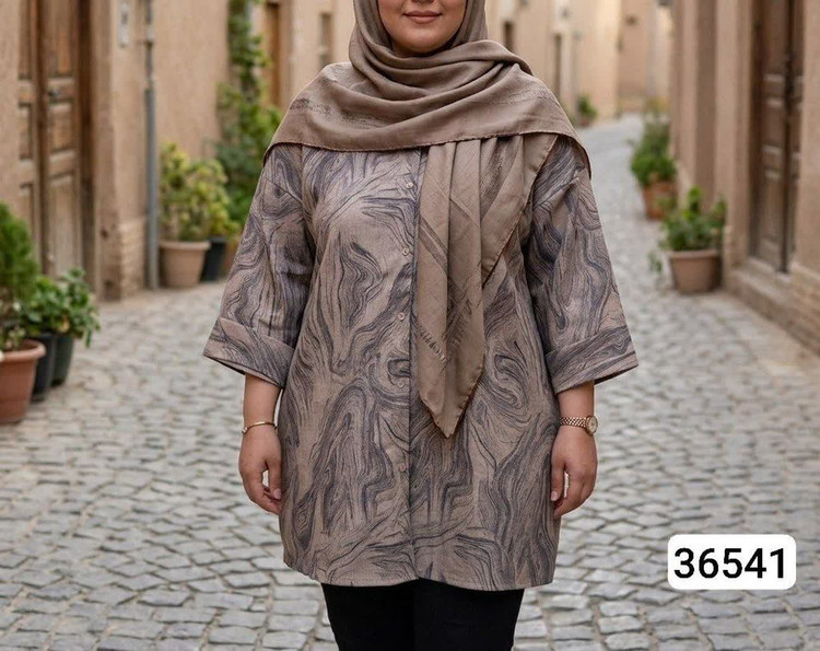 مانتو طرحدار خنککککک اسلپ سایز بزرگ از سایز ۵۴ تا ۶۲ موجوده