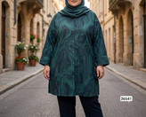 مانتو طرحدار خنککککک اسلپ سایز بزرگ از سایز ۵۴ تا ۶۲ موجوده