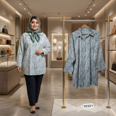 مانتو طرح گازوئیلی جنس نخ گرافیتی خنک سایز بزرگ از ۴۸تا ۵۸ موجوده